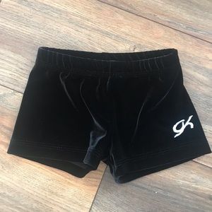 GK Elite velvet Gymnastics shorts Adult Small